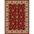 Radici 1592-1036-RED Como Rectangular Red Traditional Italy Area Rug- 8 ft. W x 8 ft. H 1592/1036/RED
